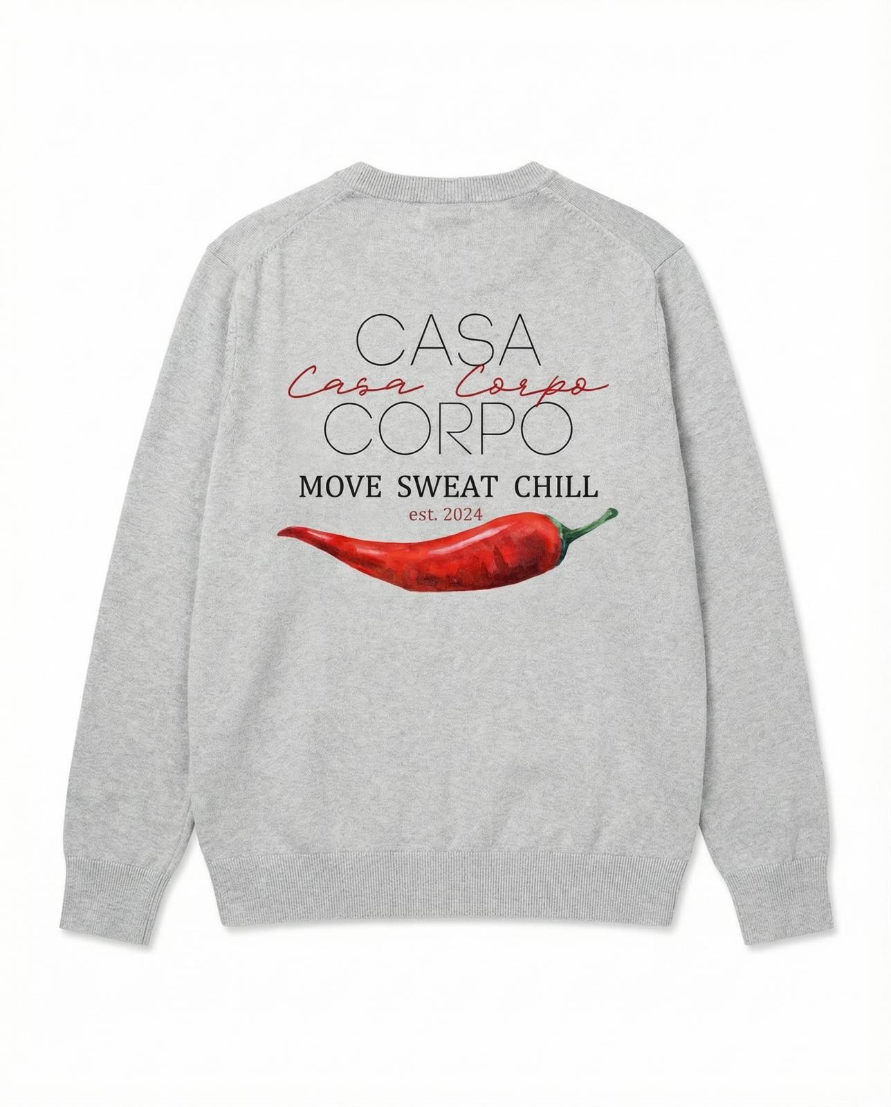 Sweater CASA CORPO Chili Edition rot