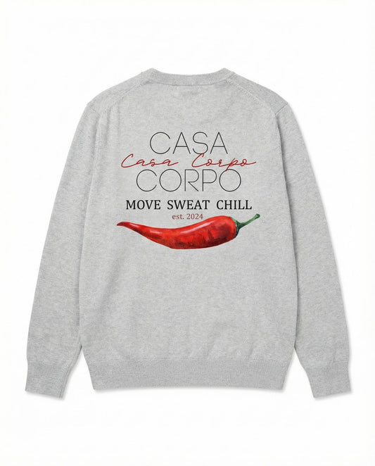 Sweater CASA CORPO Chili Edition rot