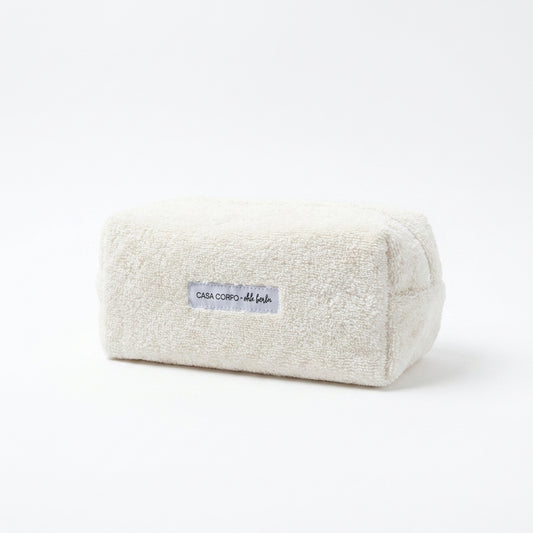 Cosmetic Pouch, weiss klein