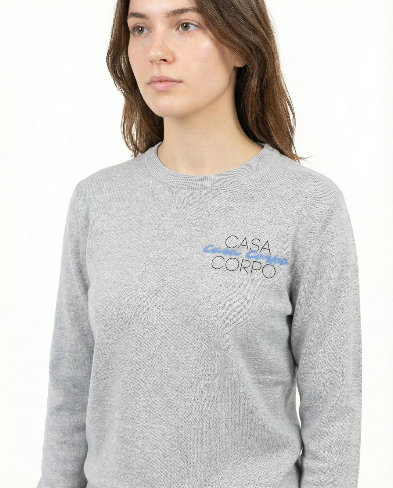 Sweater CASA CORPO Blau Logo Edition