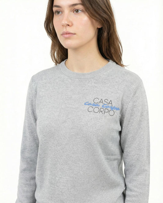Sweater CASA CORPO Blau Logo Edition