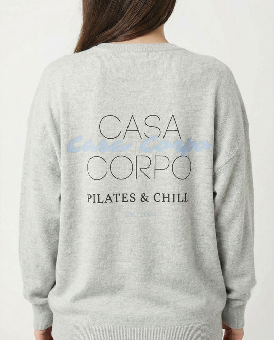 Sweater CASA CORPO Blau Logo Edition